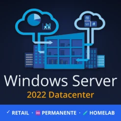 Windows Server 2022 Datacenter – licencia / license Retail para homelab