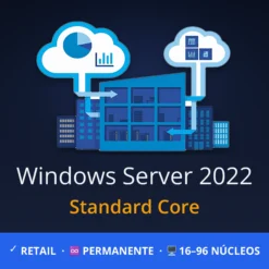 Windows Server 2022 Standard Core – licencia / license por núcleos 16–96