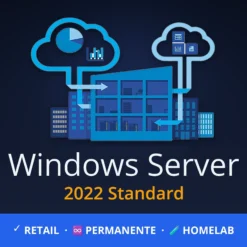 Windows Server 2022 Standard – licencia / license Retail para homelab