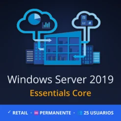 Windows Server 2019 Essentials Core – licencia / license Retail hasta 25 usuarios